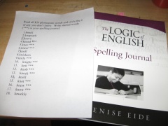 LoE Spelling Journal